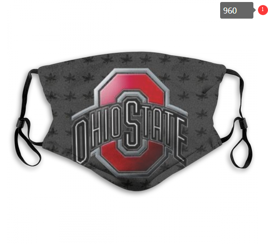 NCAA Ohio State Buckeyes #9 Dust mask with filter->ncaa dust mask->Sports Accessory